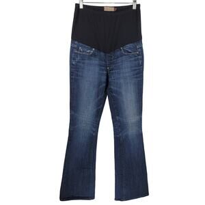 Paige Maternity Premium Whiskering Denim Jeans Women's 26